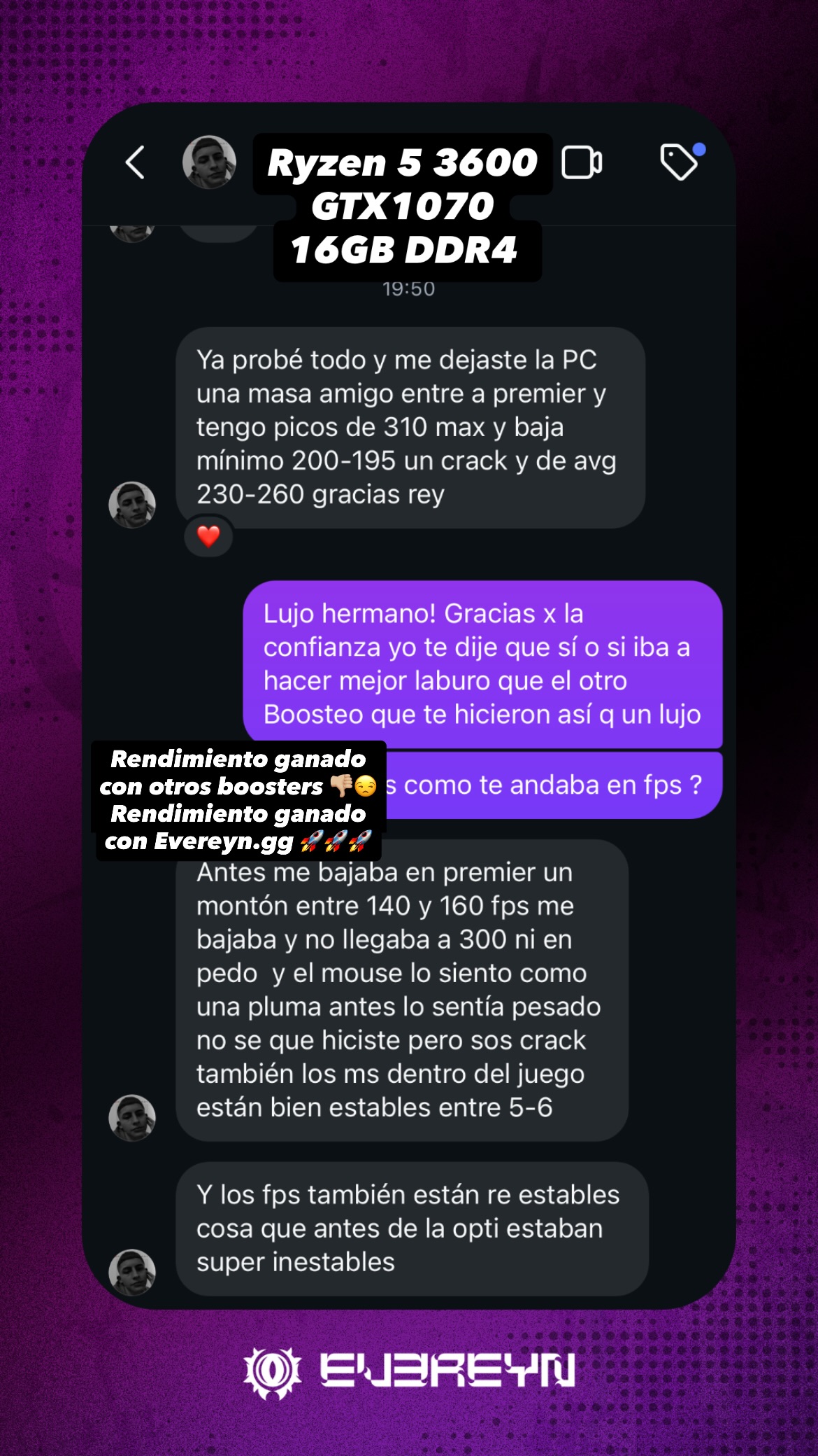 Feedback cliente